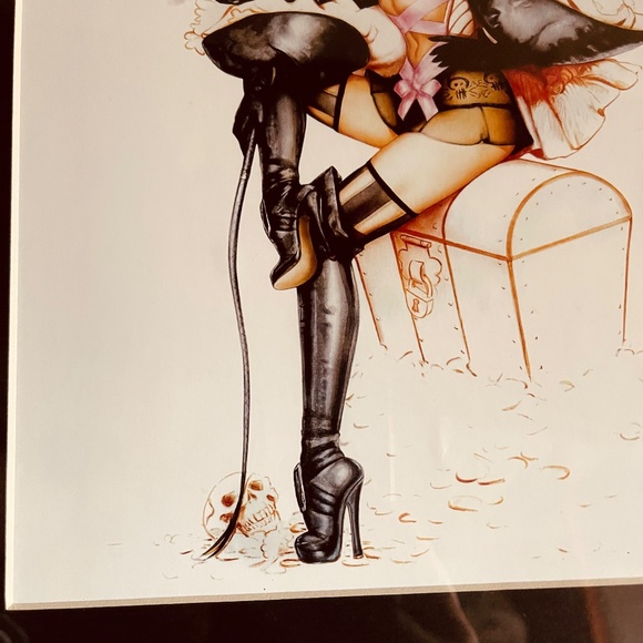 Art Frame by Olivia De Berardinis featuring pinup icon Bettie Page print - Picture 3 of 8